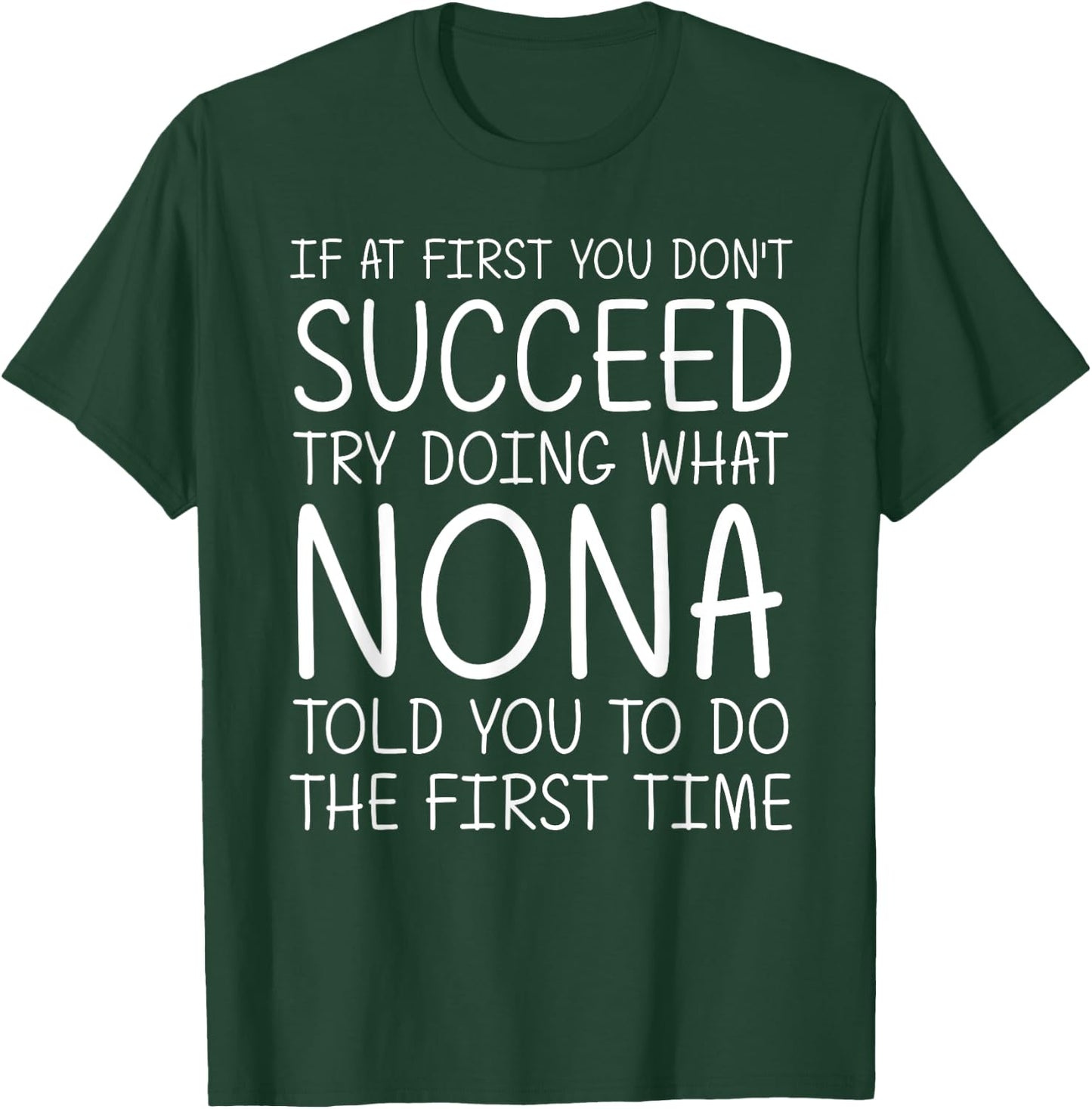 NONA Gift Name Personalized Birthday Funny Christmas Joke T-Shirt - T-Shirt | Forest