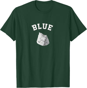 Blue Cheese Funny College Team Logo gift English Word T-Shirt - T-Shirt | Forest