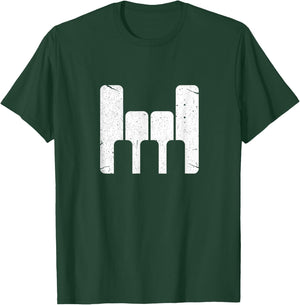 Keyboard Pianist Funny Musician Piano Rock Music Gift T-Shirt - T-Shirt | Forest