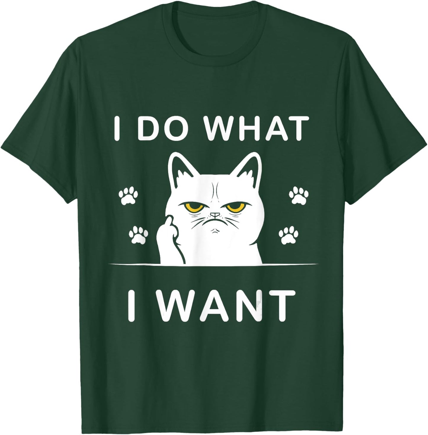 I do what I want cat funny with my cat funny cat T-Shirt - T-Shirt | Forest