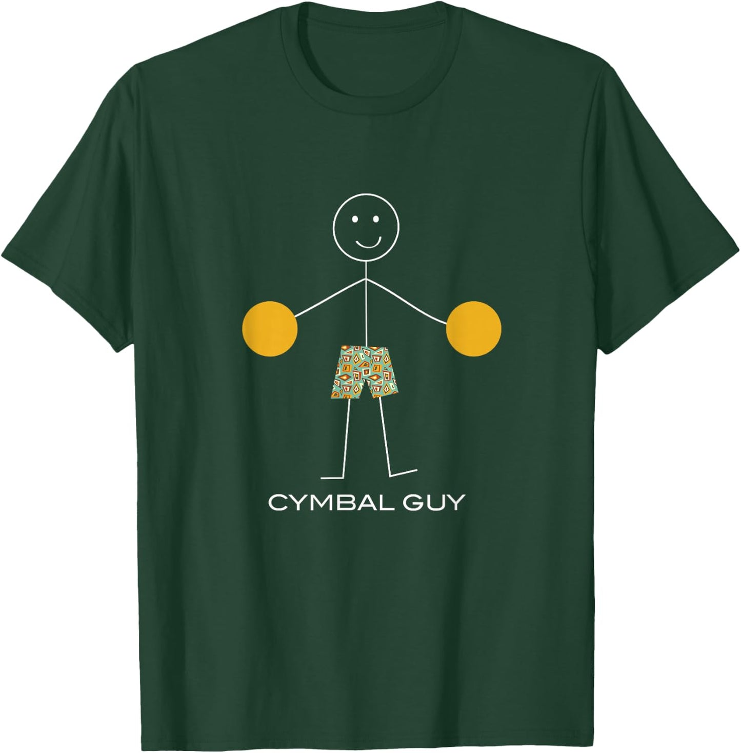 Funny Cymbal Guy Boy Cymbal Player T-Shirt - T-Shirt | Forest