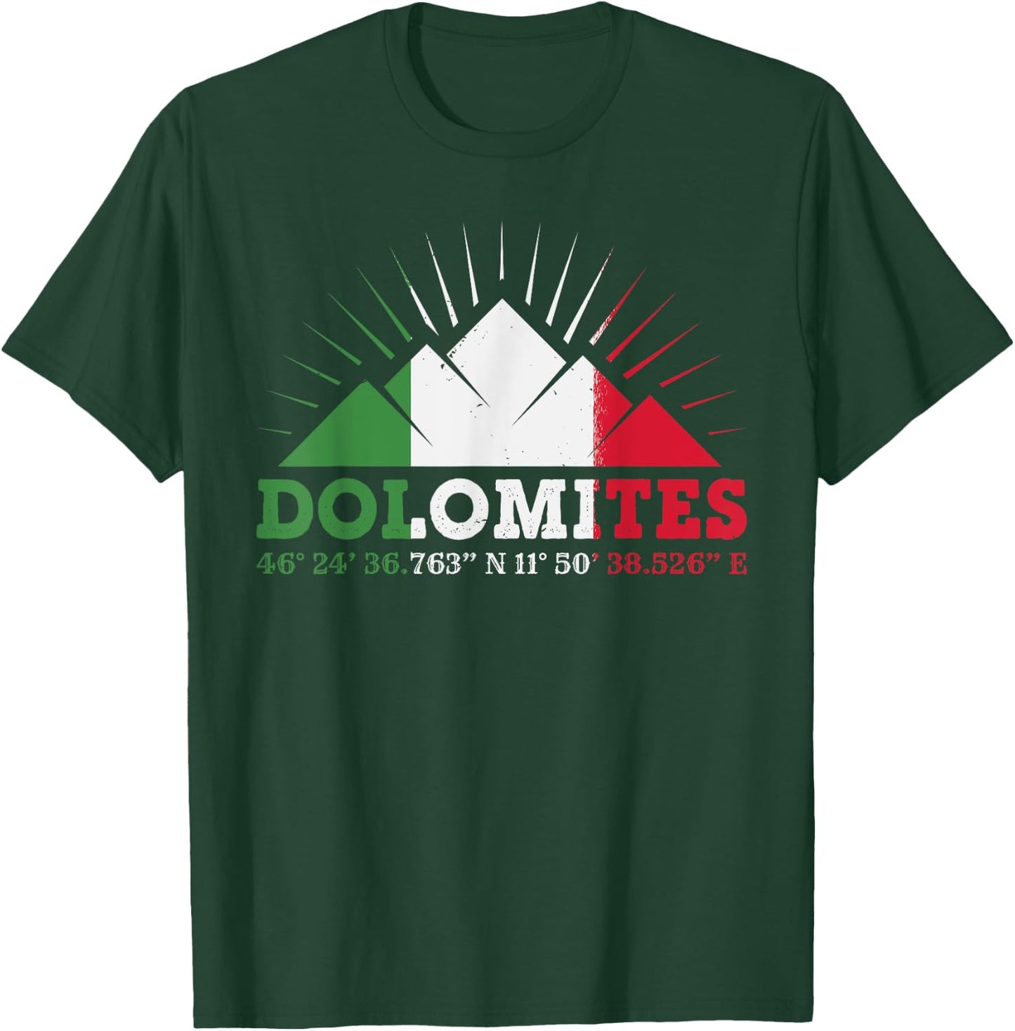 Dolomites Nature Outdoor Italy T-Shirt - T-Shirt | Forest