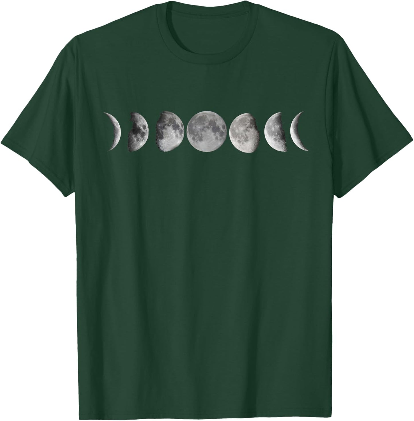 Lunar Cycle Apparel Astronomy Full Moon T-Shirt - T-Shirt | Forest