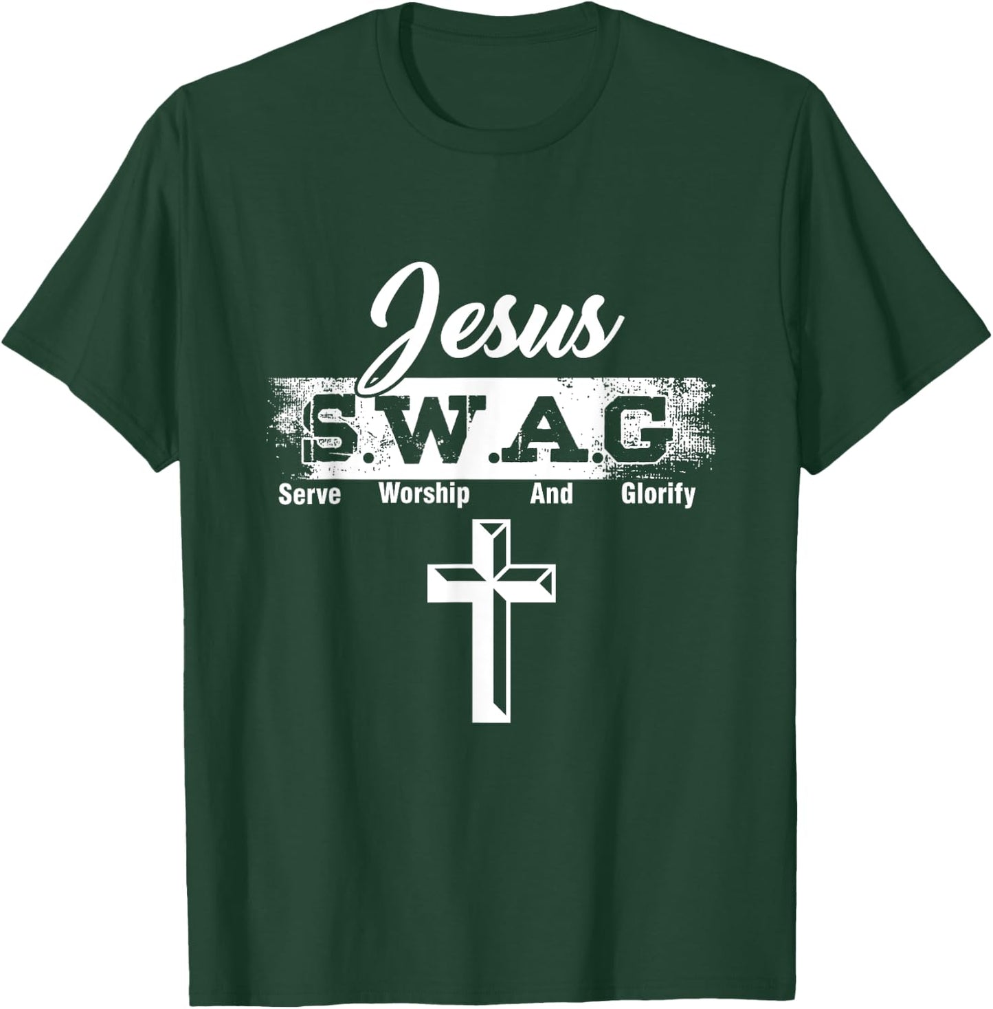 Christ Christianity Jesus Christ Swag Serve Praying Faith T-Shirt - T-Shirt | Forest