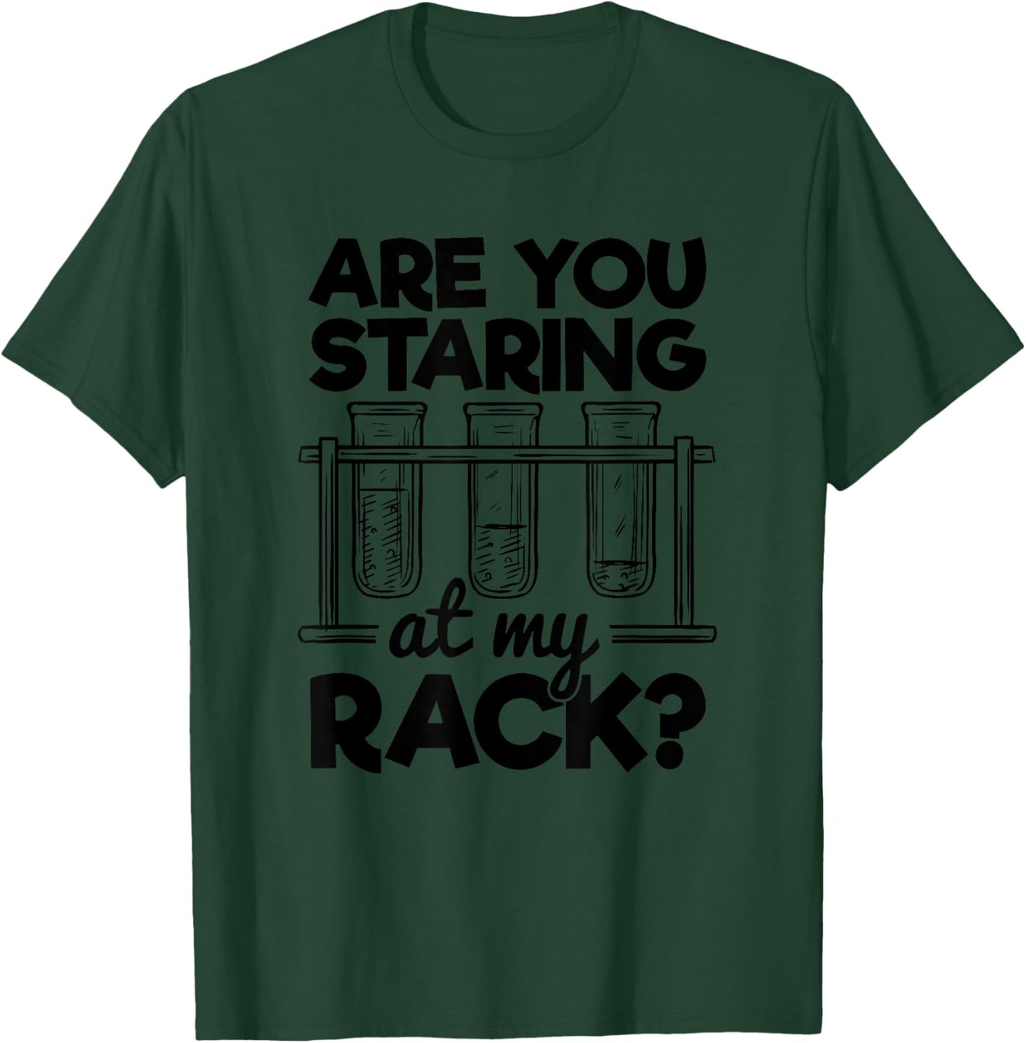 Staring at My Chemistry Spice Rack Overreacting Science Joke T-Shirt - T-Shirt | Forest