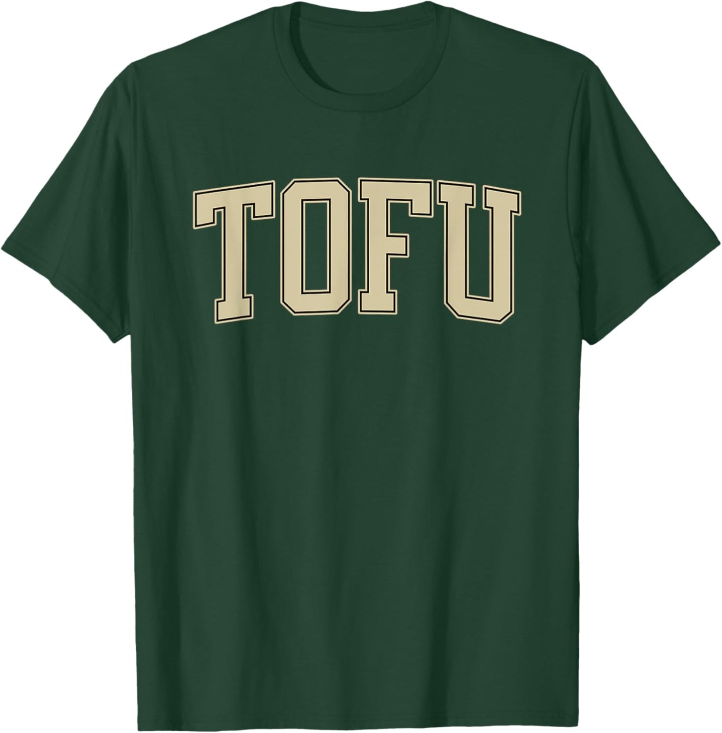 Tofu College Vegan T-Shirt - T-Shirt | Forest