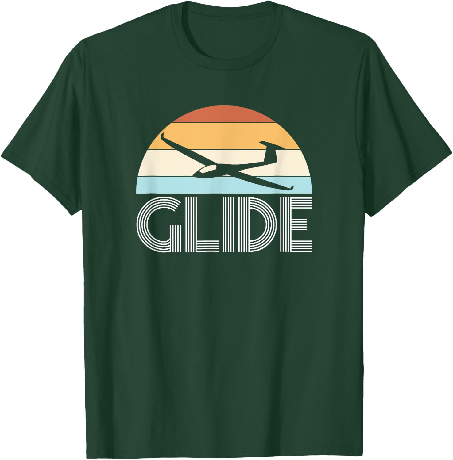 Glide Glider Aeroplane Sailor Gift T-Shirt - T-Shirt | Forest