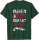 0 Days Since Last Accident - Valheim Norse Funny Gamer T-Shirt - T-Shirt | Forest