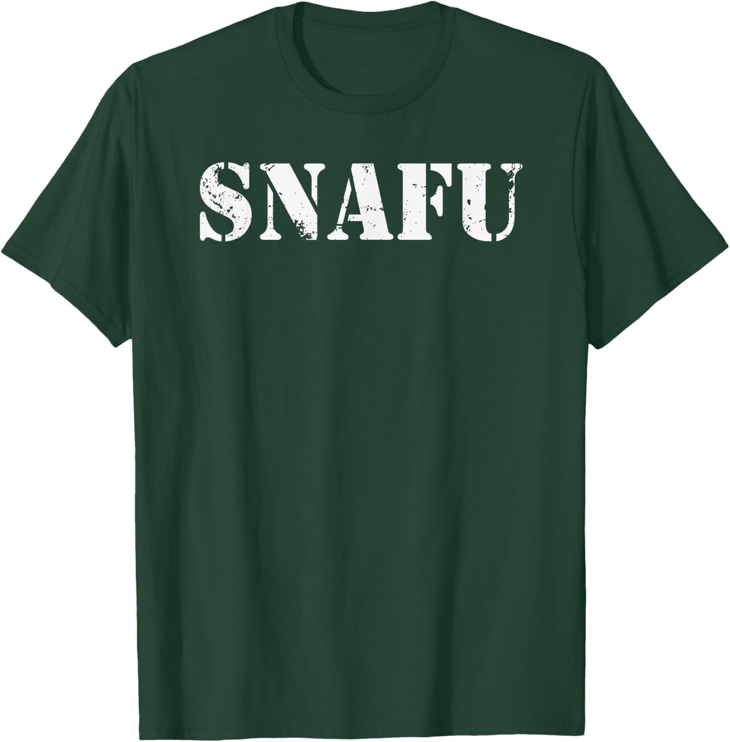 SNAFU Situation Normal All Fucked Up Forces Slang Jargon T-Shirt - T-Shirt | Forest