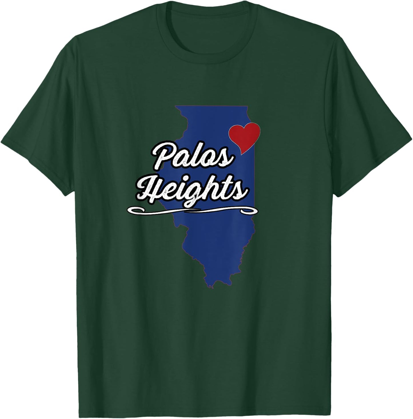 City of Palos Heights Illinois | IL - Novelty Merch Gift T-Shirt - T-Shirt | Forest