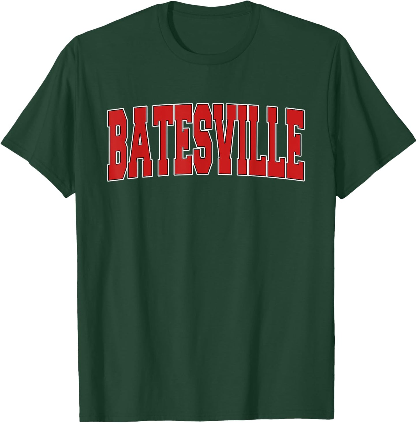 BATESVILLE AR ARKANSAS Varsity Style USA Vintage Sports T-Shirt - T-Shirt | Forest