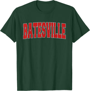 BATESVILLE AR ARKANSAS Varsity Style USA Vintage Sports T-Shirt - T-Shirt | Forest