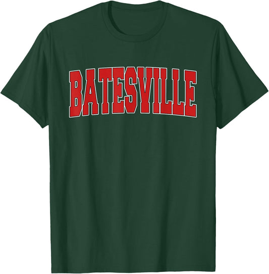BATESVILLE AR ARKANSAS Varsity Style USA Vintage Sports T-Shirt - T-Shirt | Forest
