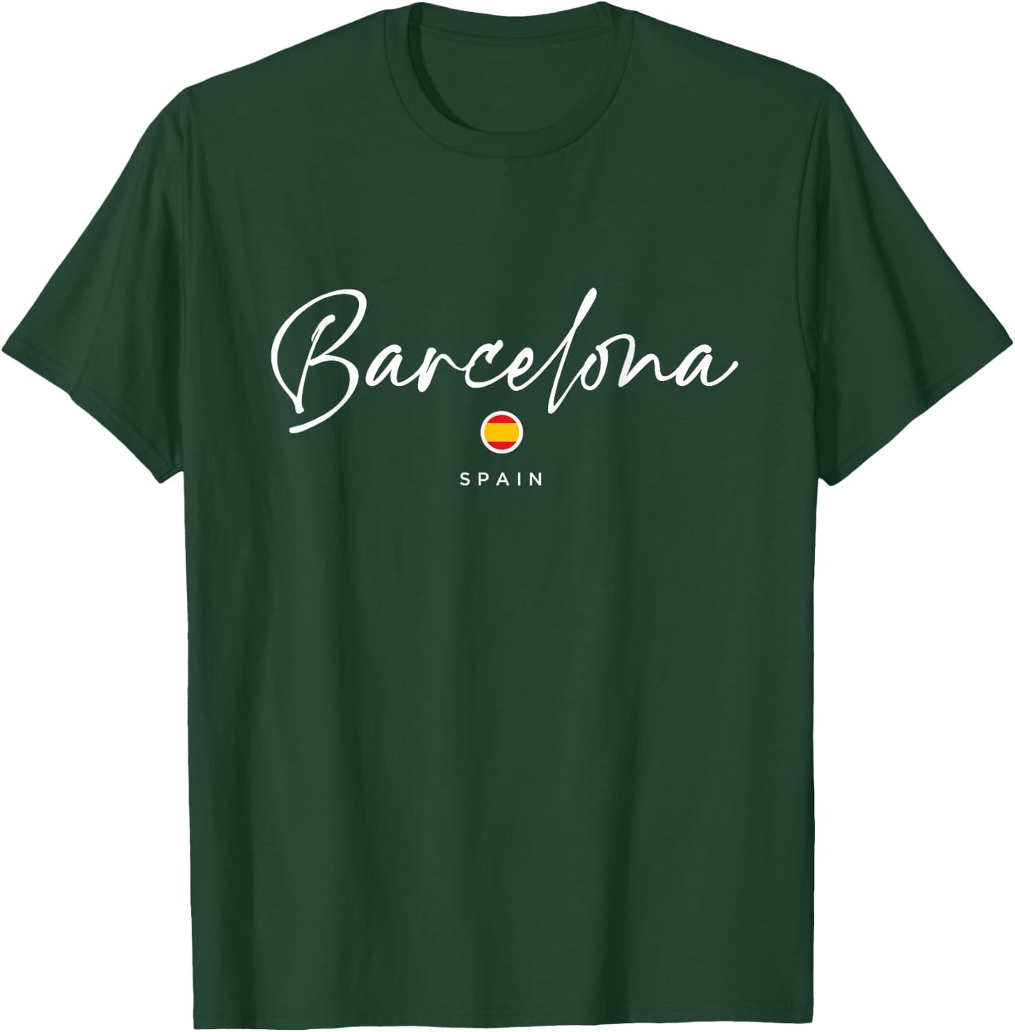 Barcelona Spain T-Shirt - T-Shirt | Forest