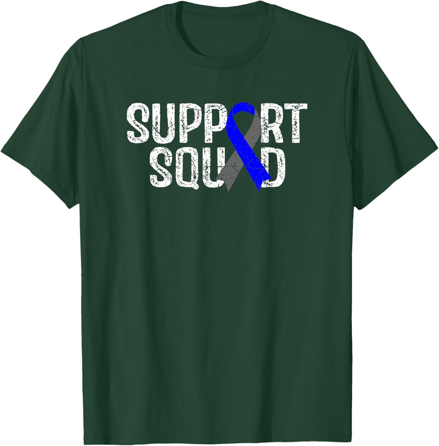 Diabetes Awareness Support Squad T-Shirt - T-Shirt | Forest