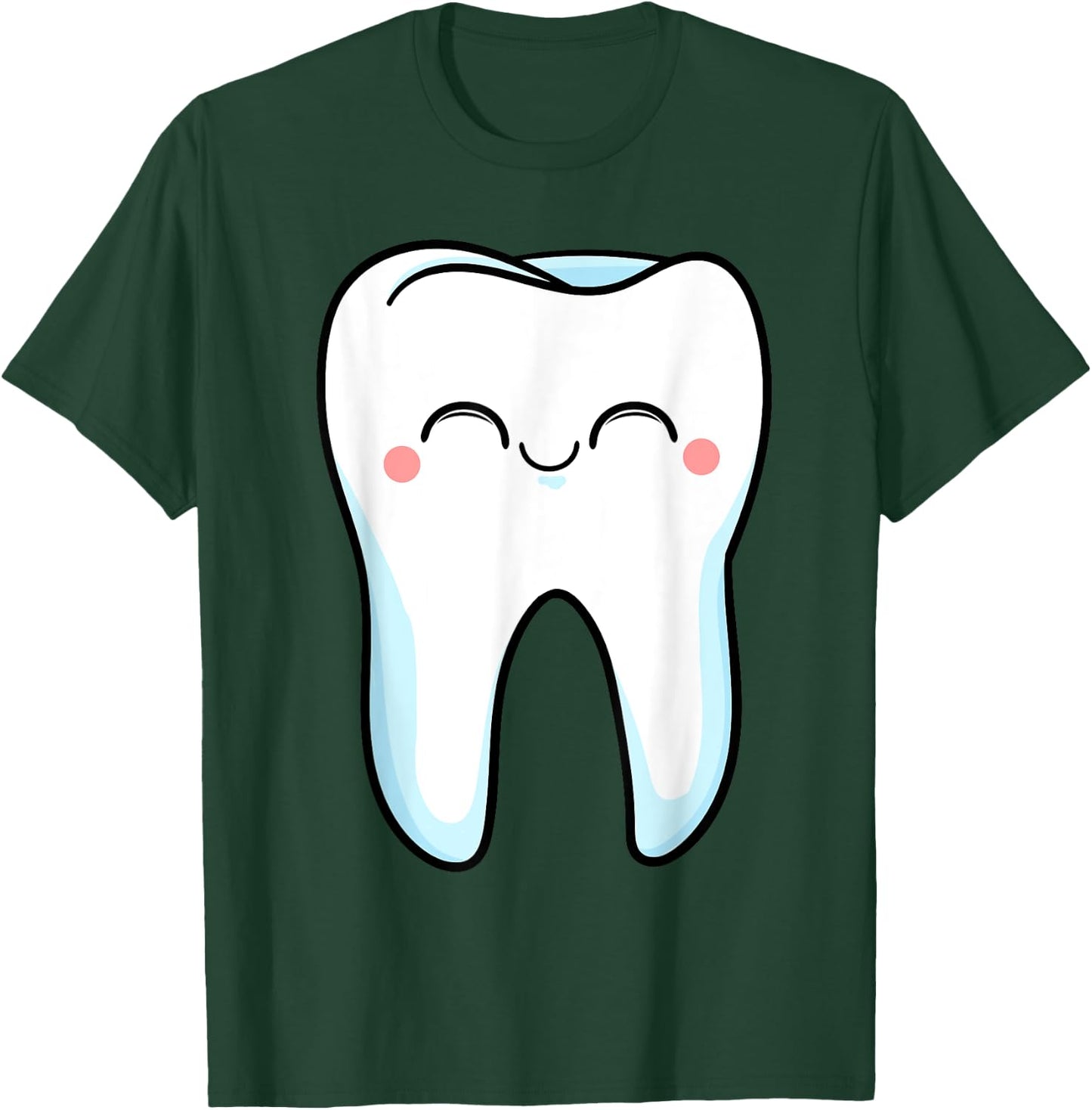 Smiling Teeth Dentist Mouth Doctors Hygiene Doc T-Shirt - T-Shirt | Forest