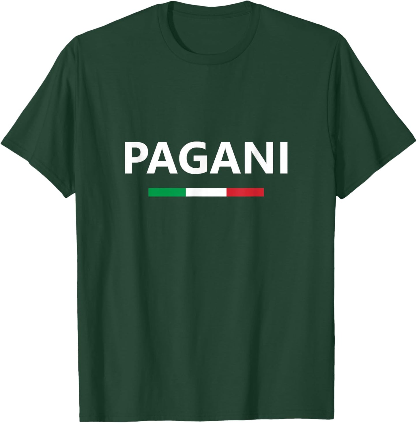 Pagani Italy Italian Italia Flag Country Travel Vacation T-Shirt - T-Shirt | Forest