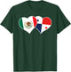 Mexican Panamanian Flag Heart Mexico Panama T-Shirt - T-Shirt | Forest