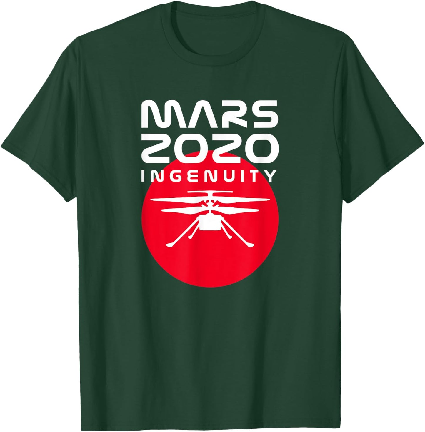 Mars 2020 Perseverance Ingenuity Helicopter Girls Kids Boys T-Shirt - T-Shirt | Forest