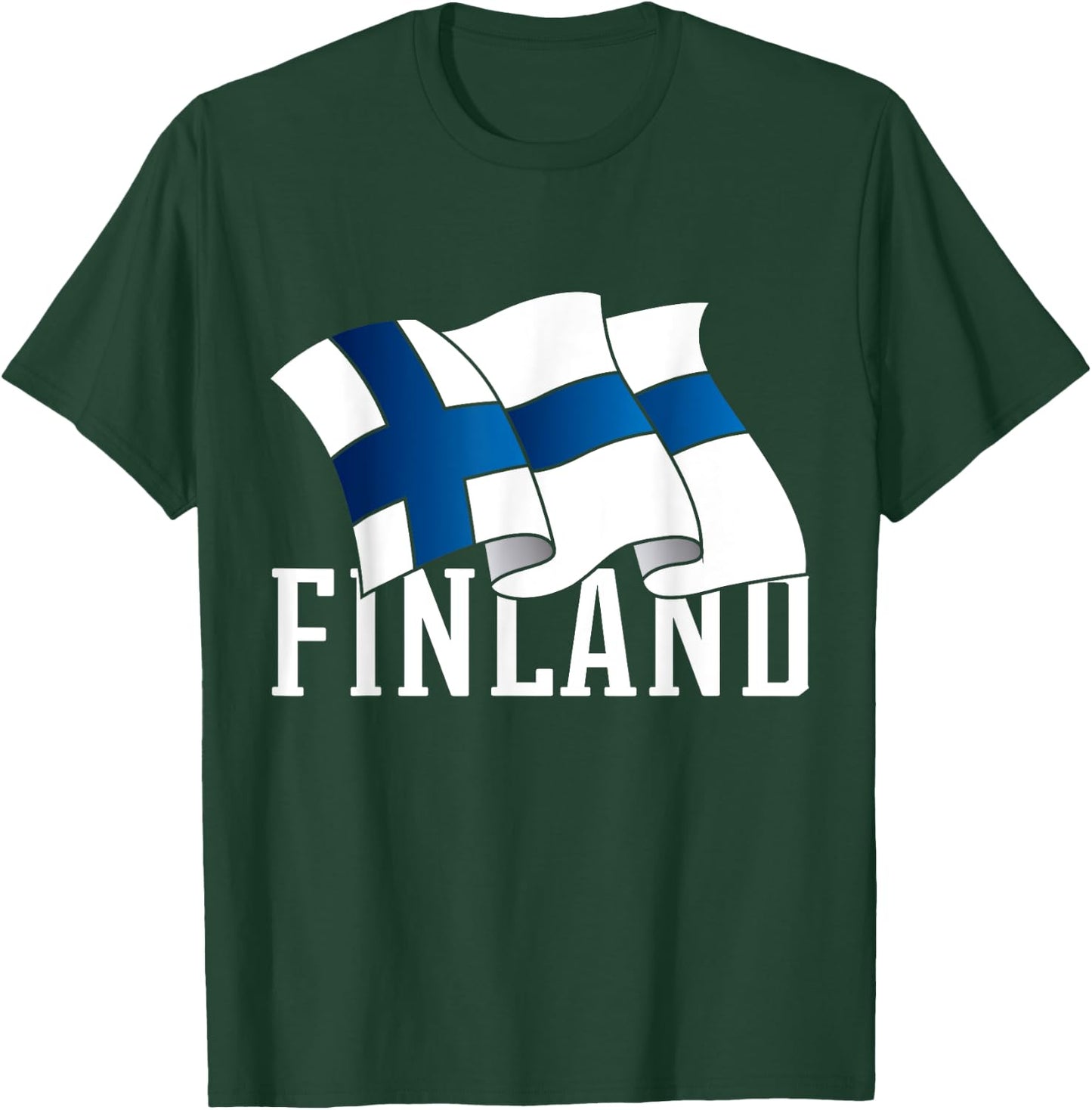Finnish Pride Finland Viking Gift Finland T-Shirt - T-Shirt | Forest