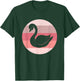 Retro Swan T-Shirt - T-Shirt | Forest