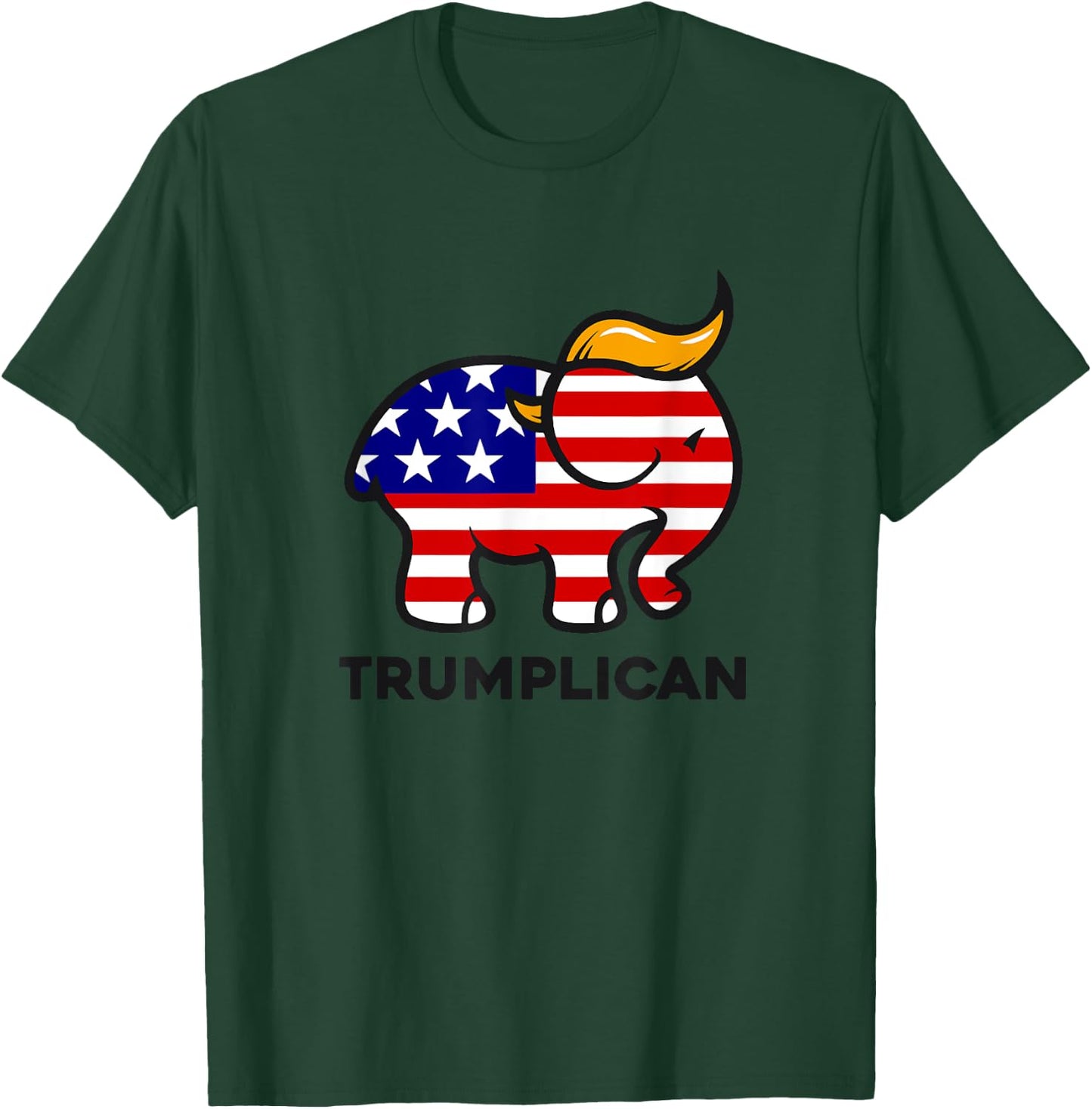 Trumplican Donald Trump 2024 republican elephant T-Shirt - T-Shirt | Forest