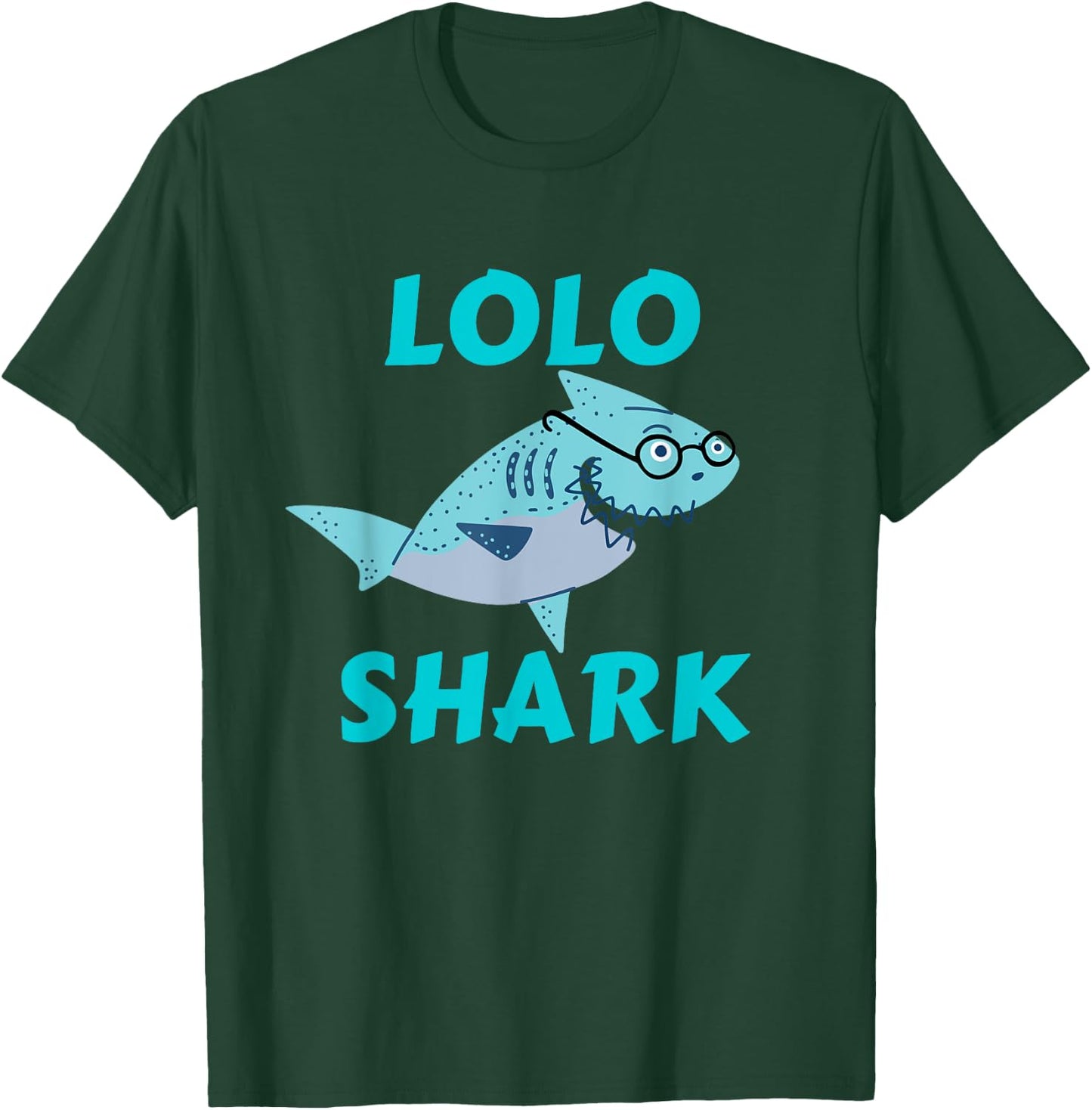 Lolo Shark Gift Filipino Grandpa T-Shirt - T-Shirt | Forest