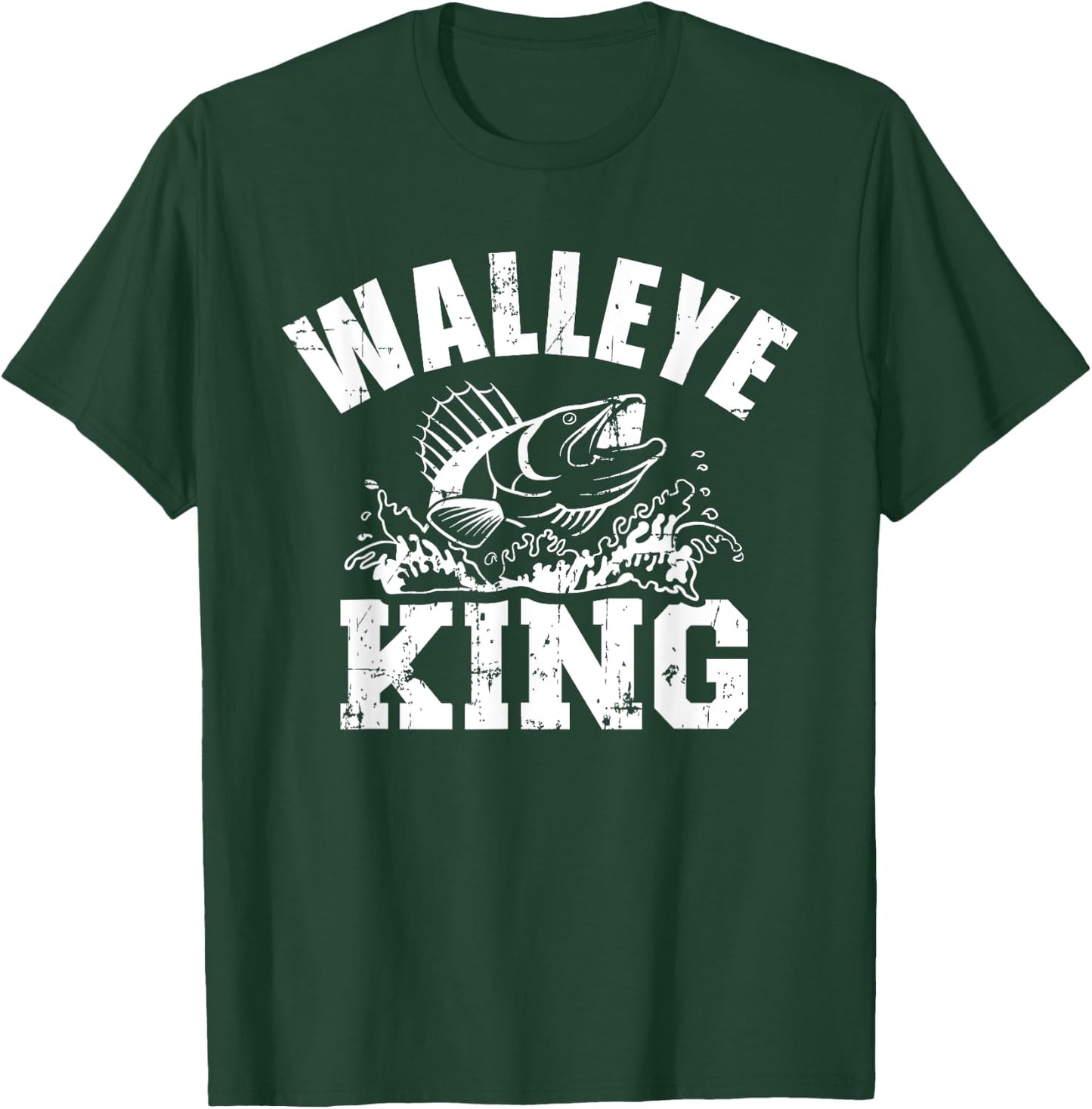 Walleye king T-Shirt - T-Shirt | Forest