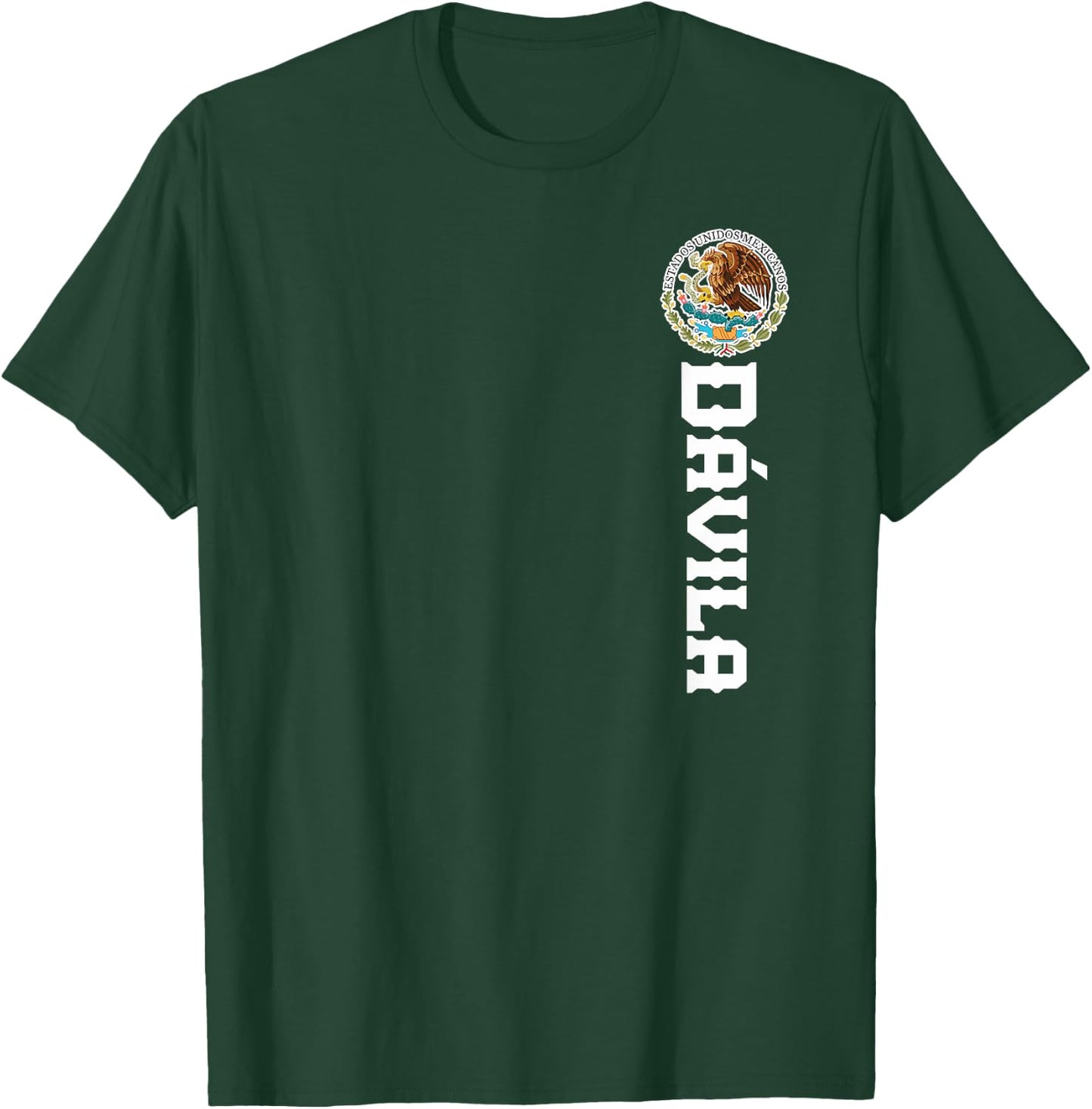 Dávila Last Name, Mexican Shirt , Women, And Kids T-Shirt - T-Shirt | Forest
