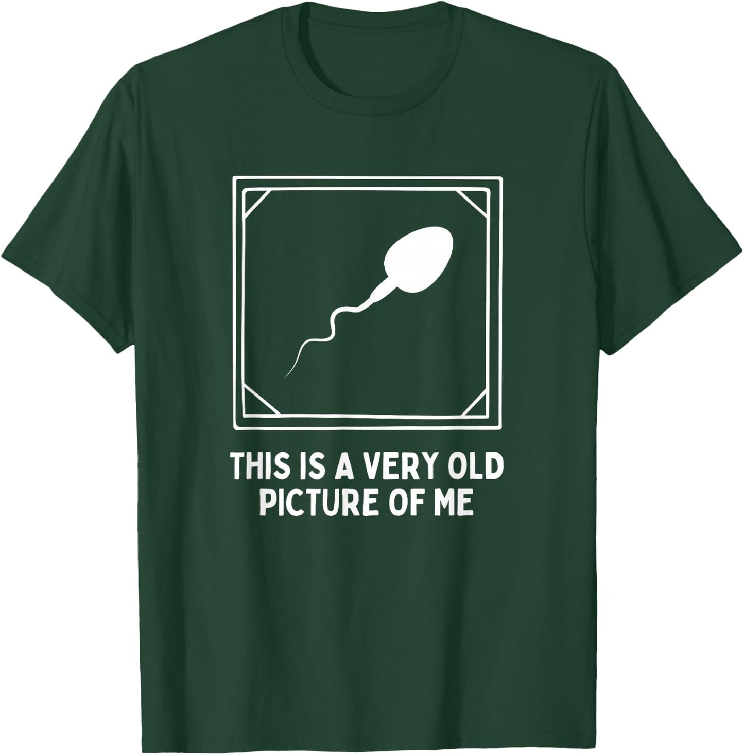 This is a very old picture of me Gag Adult Funny T-Shirt - T-Shirt | Forest