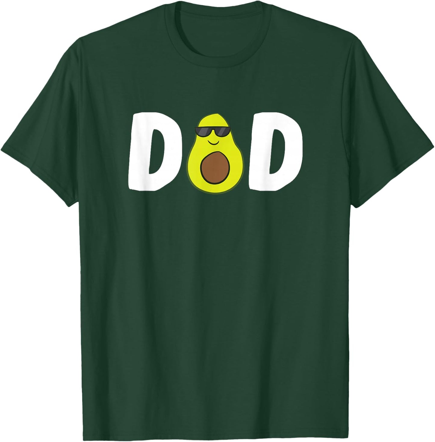 Funny Avocado Dad Guacamole Dad Vegan Dad Avocados Gift T-Shirt - T-Shirt | Forest