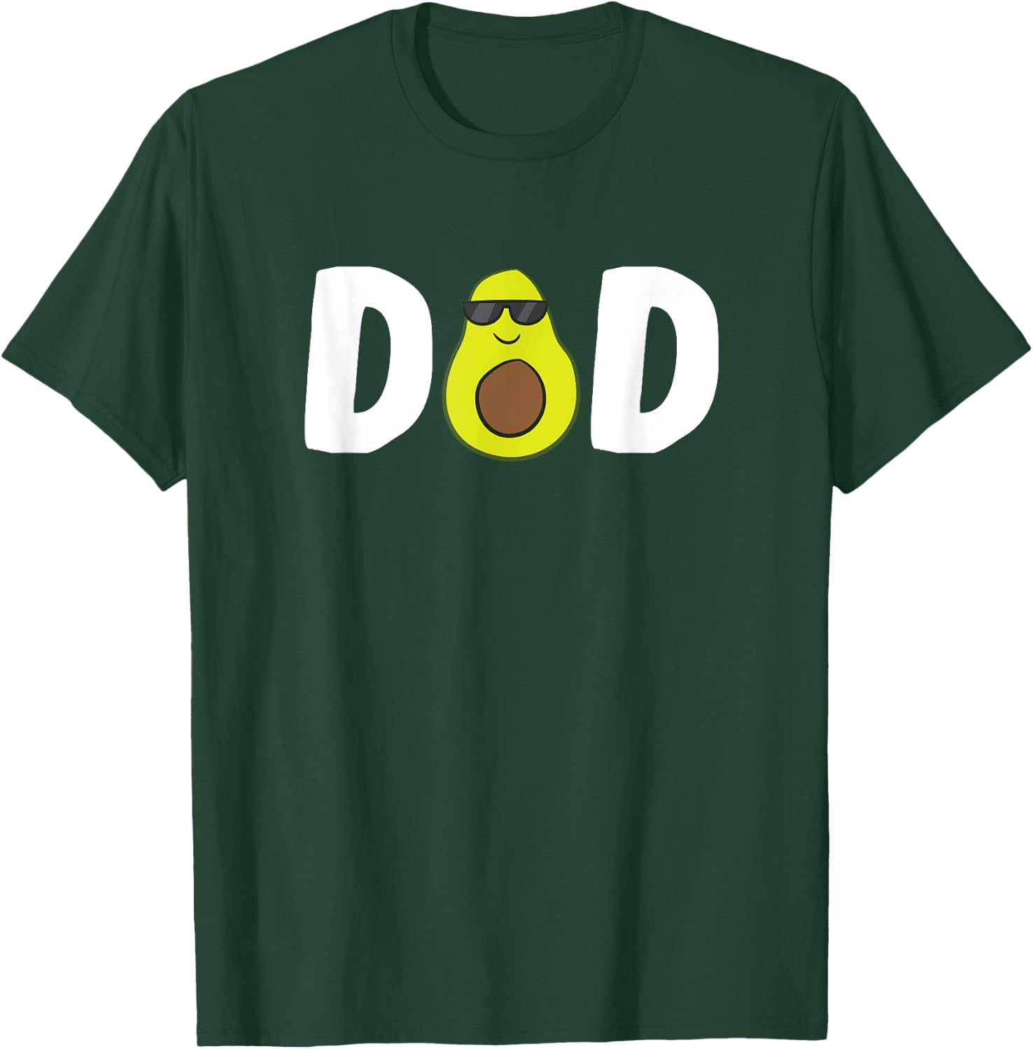 Funny Avocado Dad Guacamole Dad Vegan Dad Avocados Gift T-Shirt - T-Shirt | Forest
