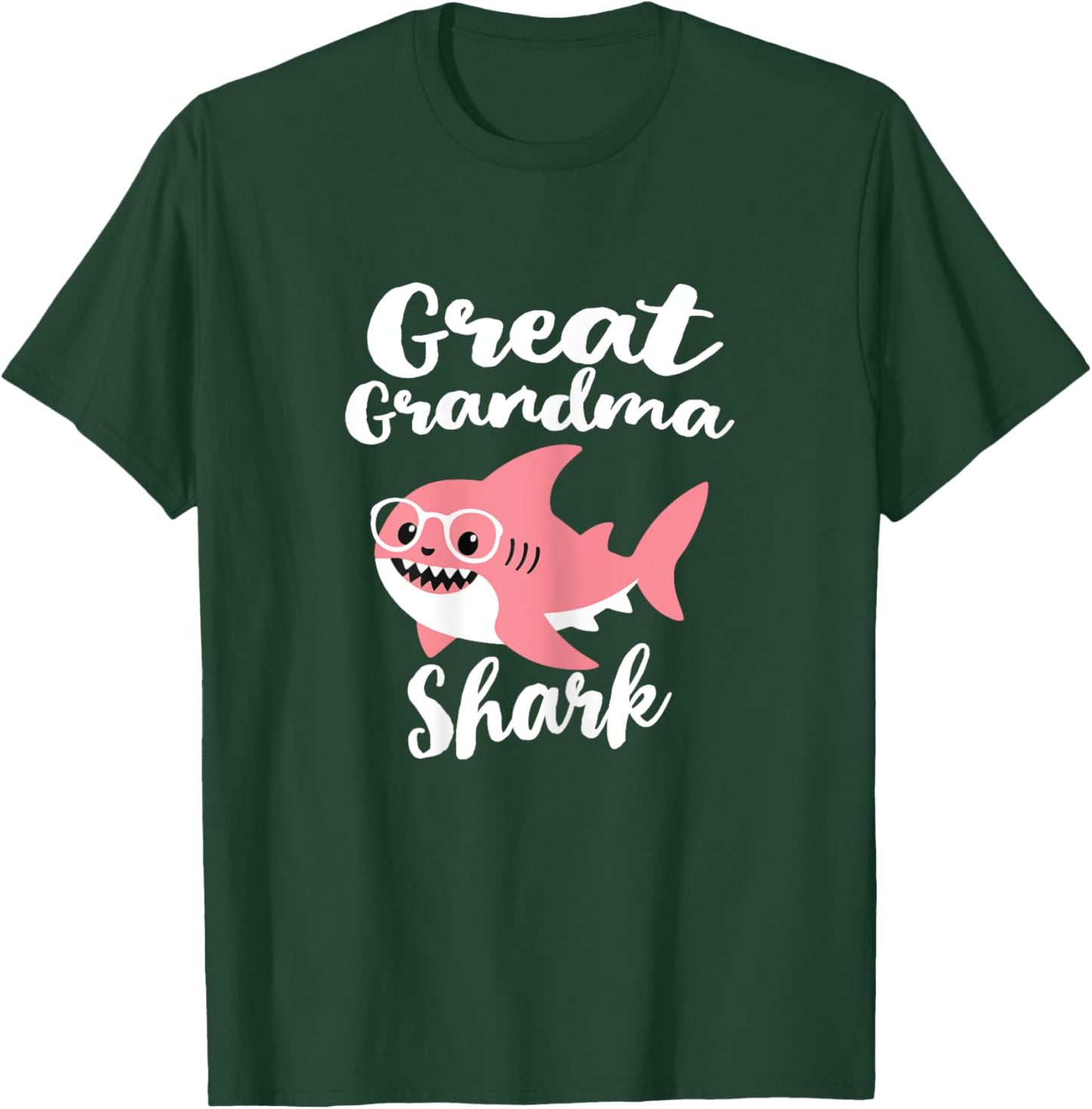 Great Grandma Shark Funny Mother's Day T-Shirt - T-Shirt | Forest