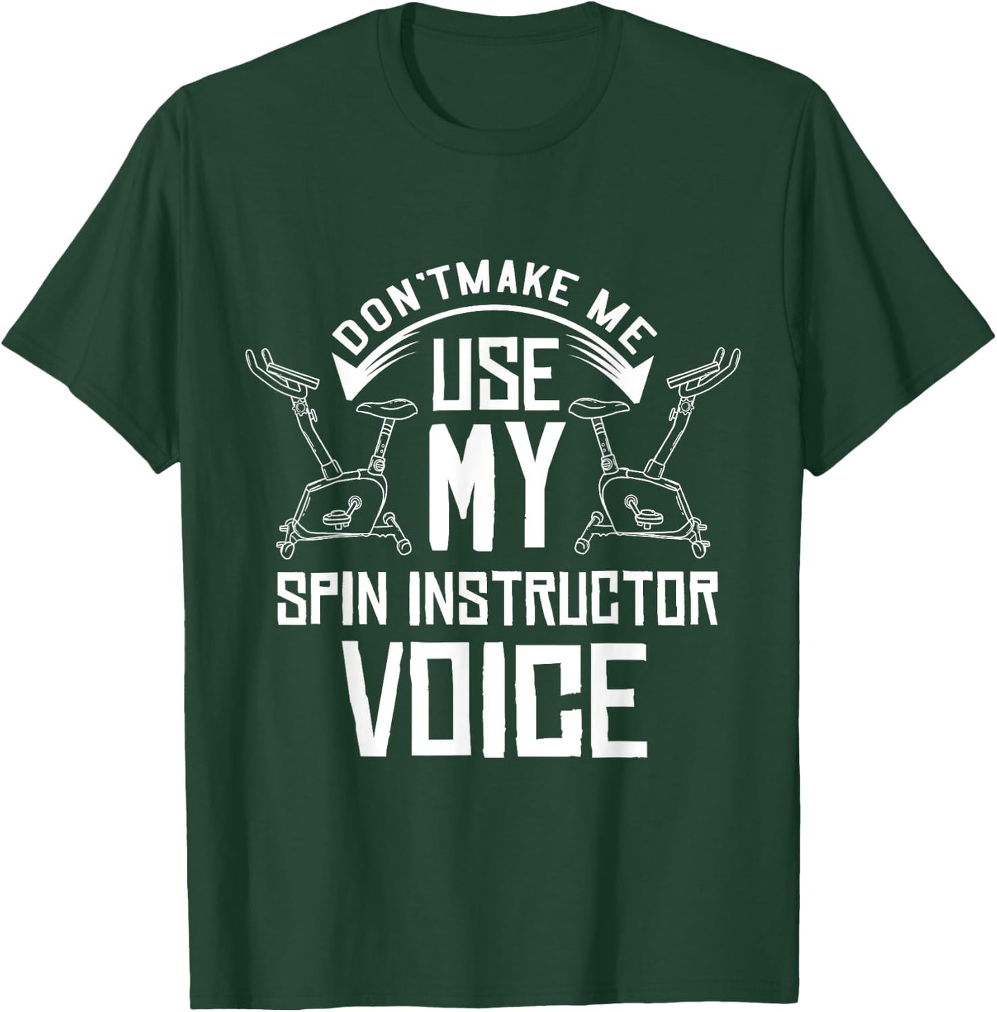 Spinning Class Gift Indoor Cycling Spin Workout T-Shirt - T-Shirt | Forest