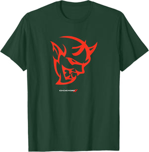 Dodge Demon Logo T-Shirt - T-Shirt | Forest