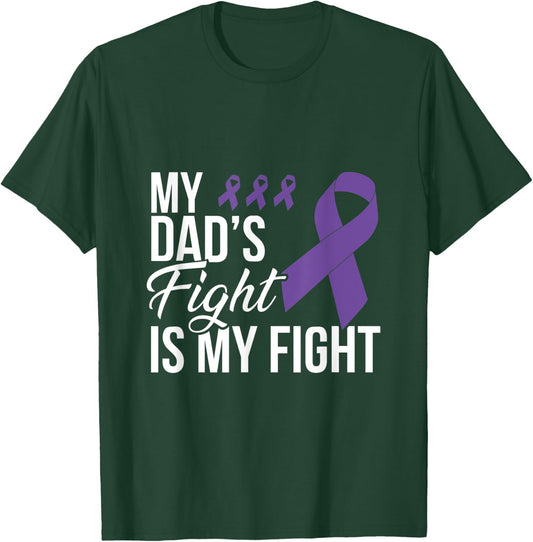 Leiomyosarcoma Fight Cancer Ribbon T-Shirt - T-Shirt | Forest