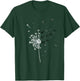 Dandelion Black Ribbon Skin Cancer Melanoma Awareness Gifts T-Shirt - T-Shirt | Forest