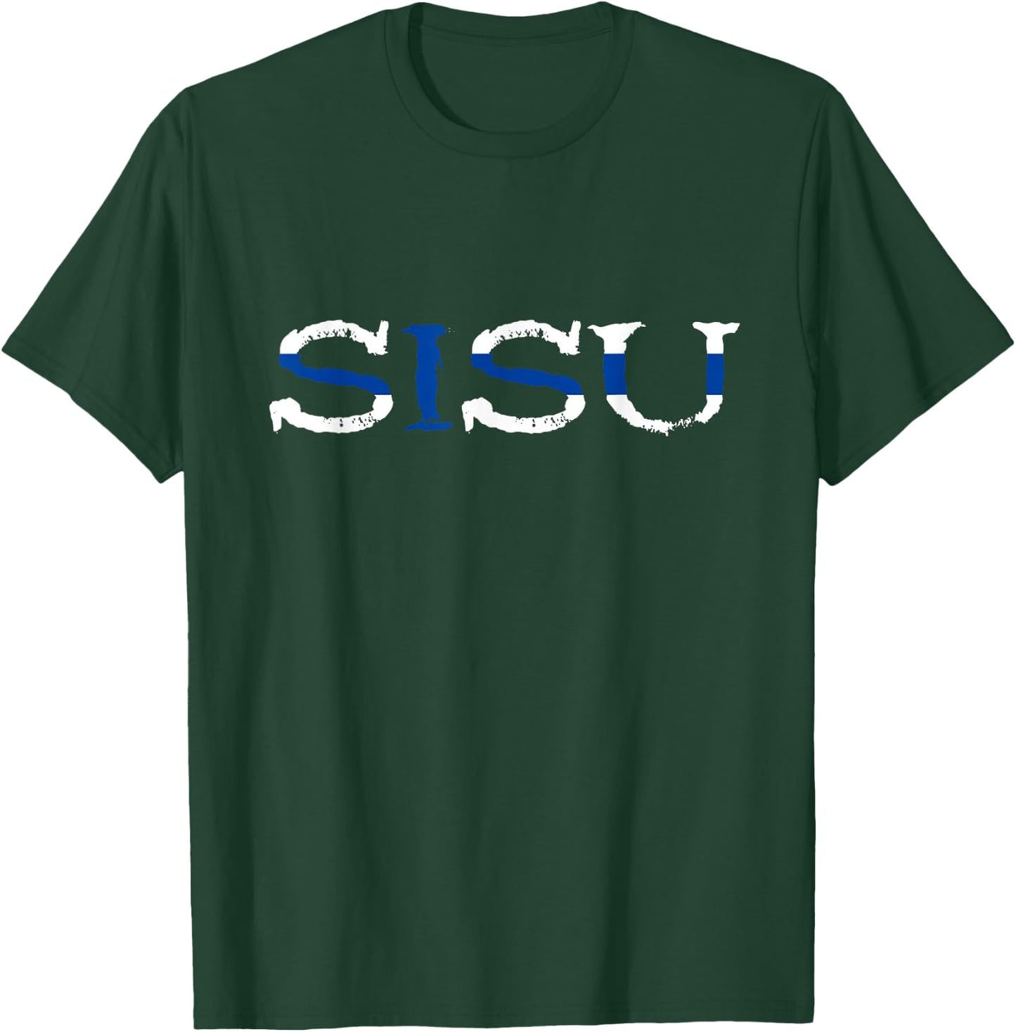Sisu Suomi Finland Travel Fin Roots Finnish Flag T-Shirt - T-Shirt | Forest
