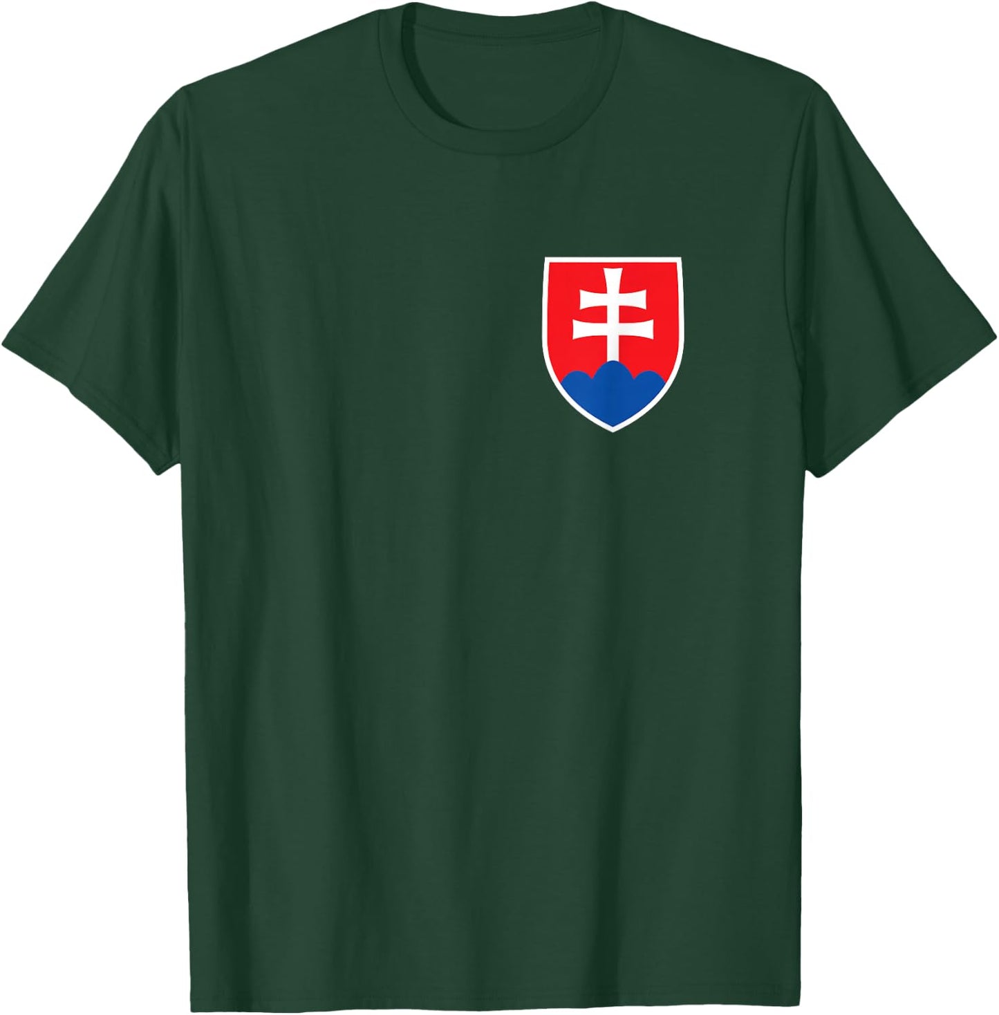 Vintaga Slovak Flag Crest Retro Slovakia Souvenir T-Shirt - T-Shirt | Forest