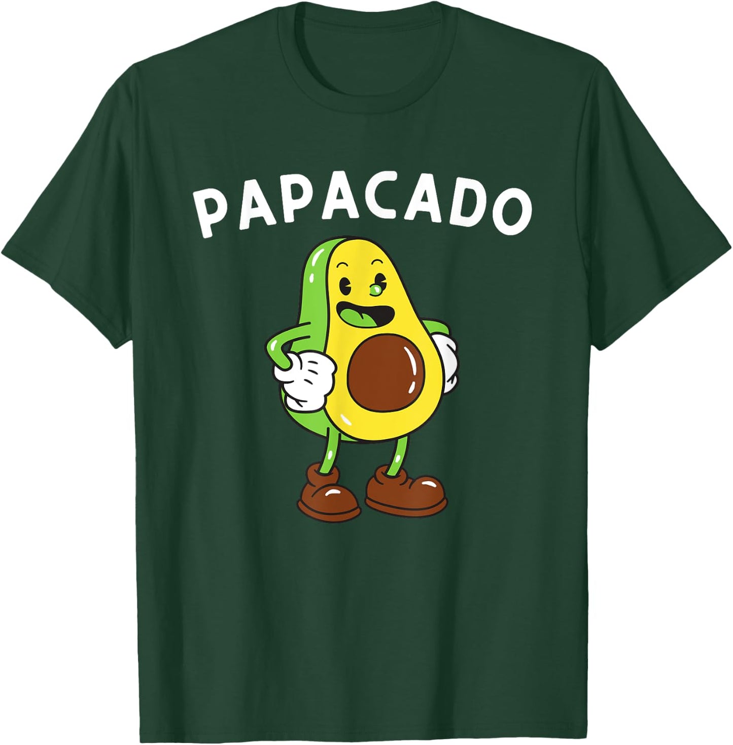 Papacado Dad Father - Avocado Lover & Guacamole Gift T-Shirt - T-Shirt | Forest