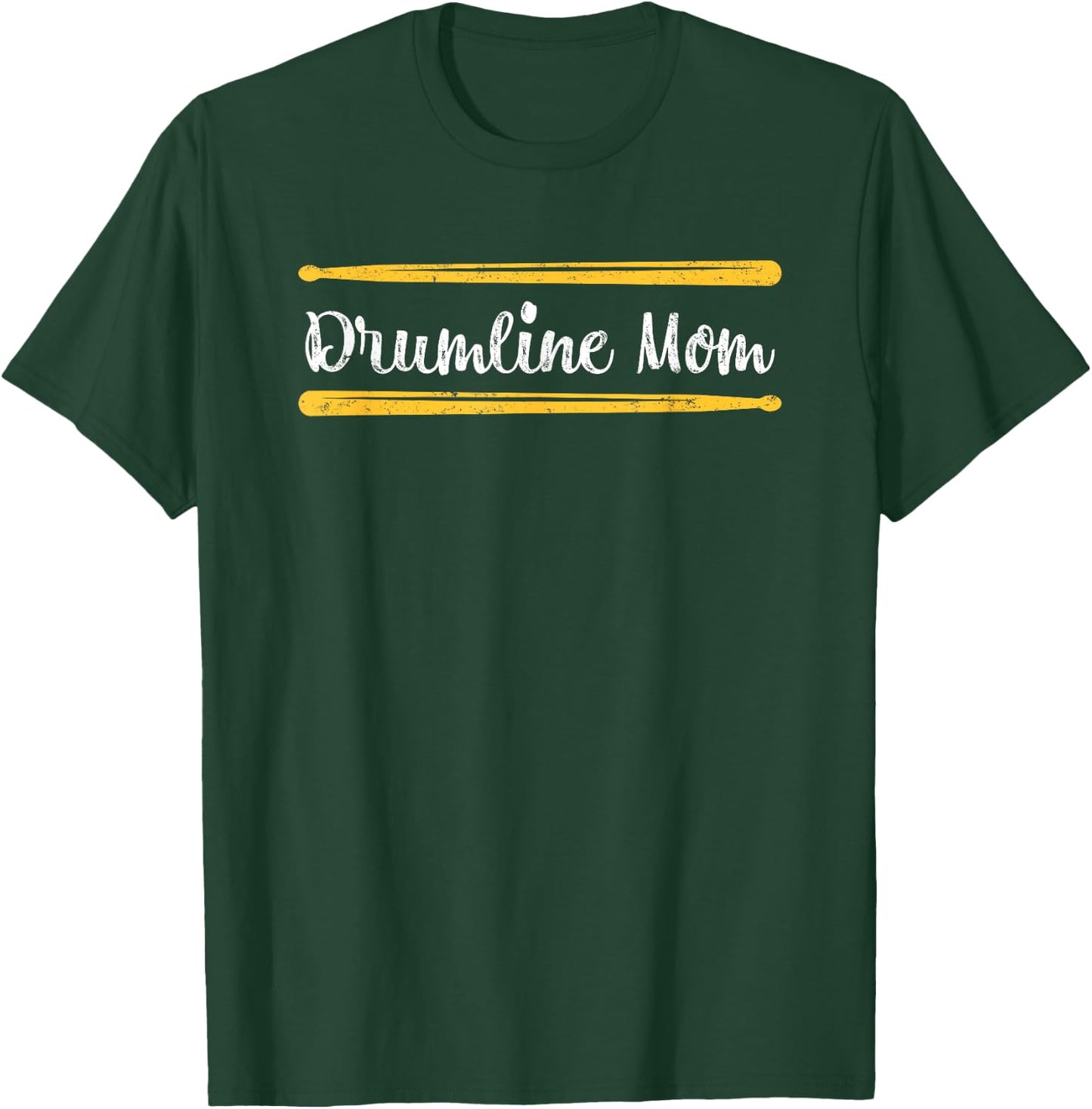 Funny Women Drum Lover Gift DrumLine Mom T-Shirt - T-Shirt | Forest