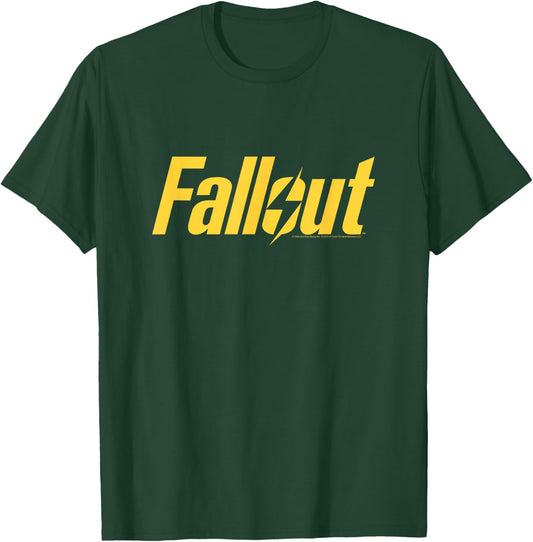 Fallout TV Series Yellow Lightning Logo T-Shirt - T-Shirt | Forest