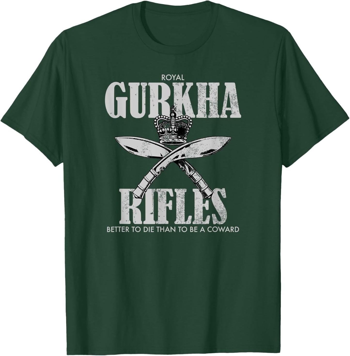 Gurkha Rifles (distressed) T-Shirt - T-Shirt | Forest