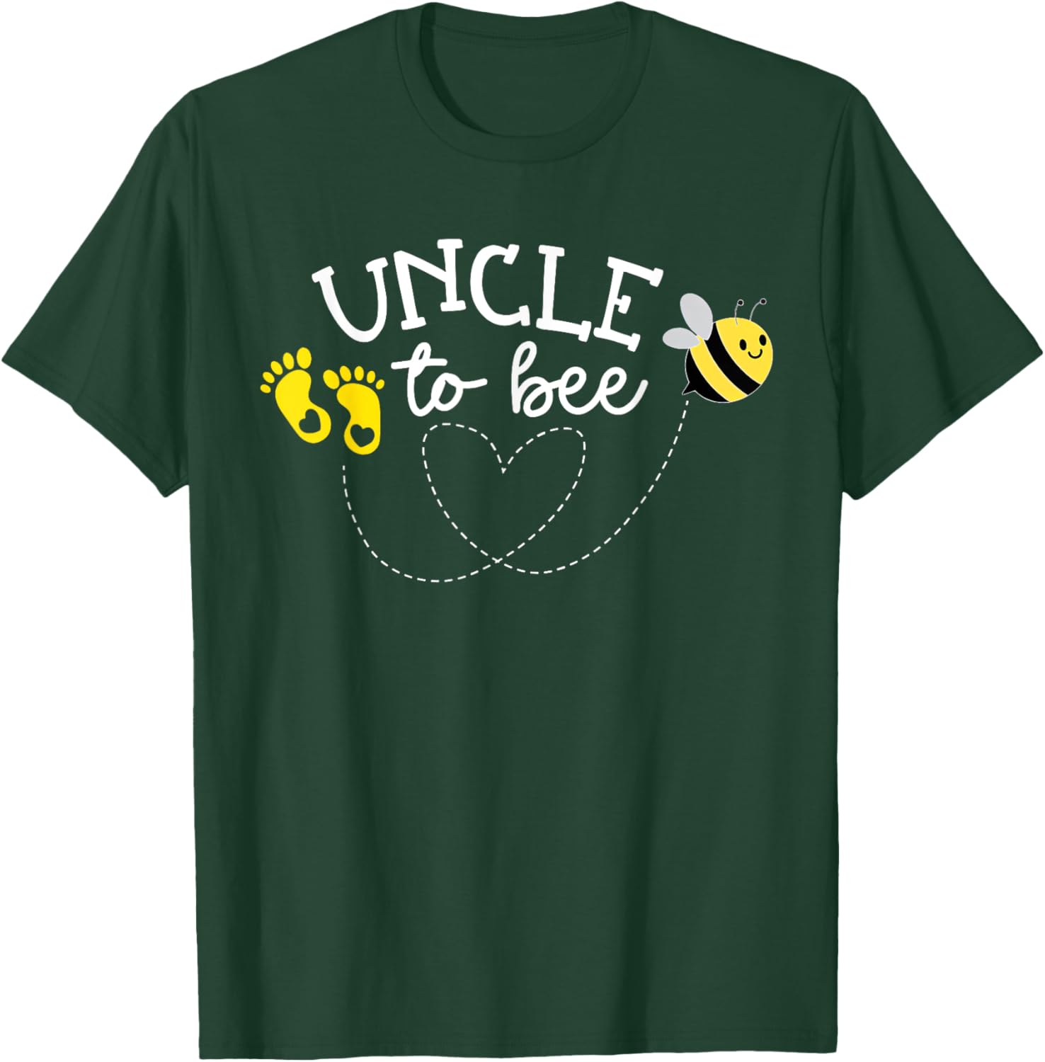 Uncle to Bee Pregnancy Announcement Baby Shower T-Shirt - T-Shirt | Forest