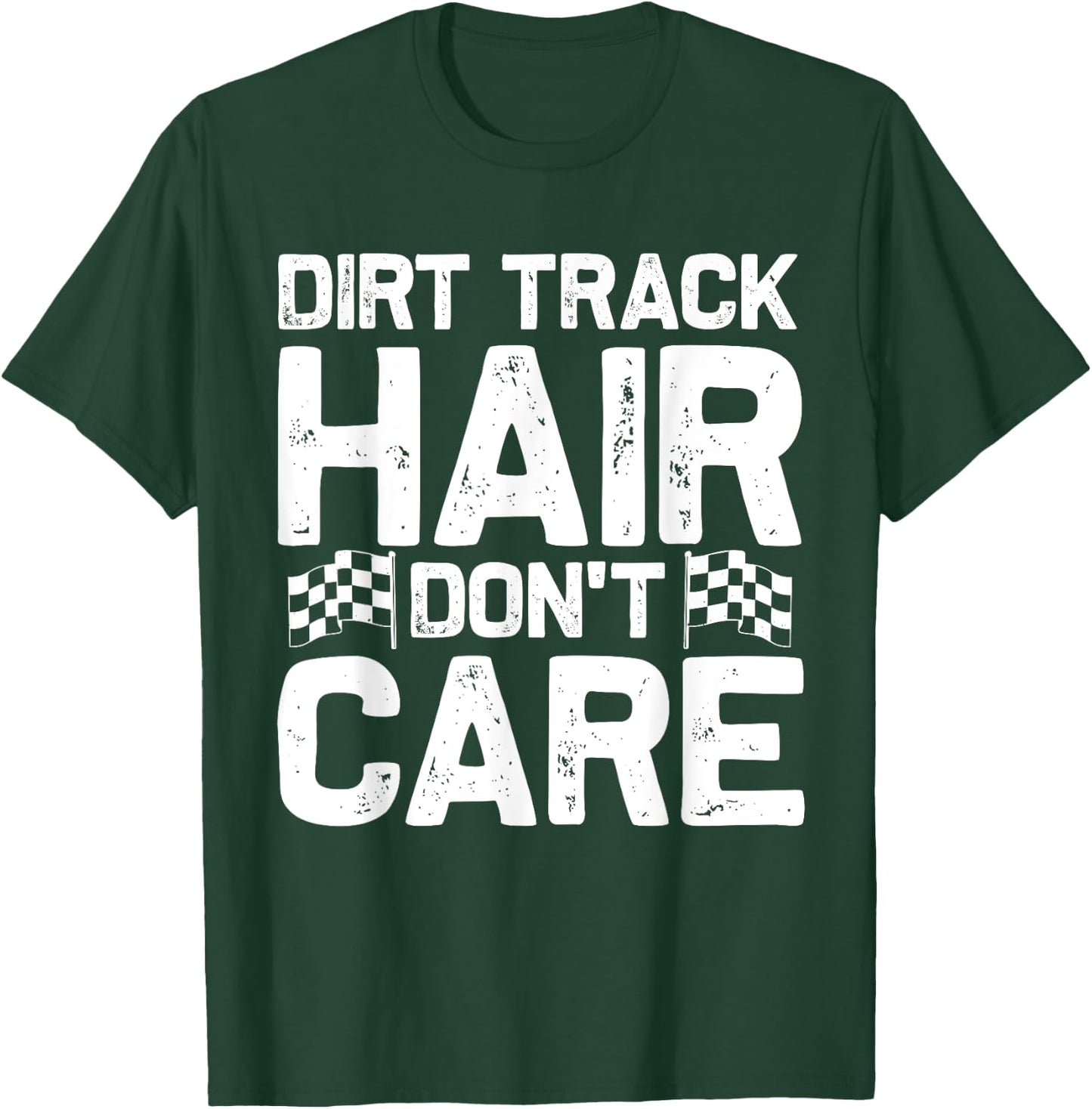 Funny Dirt Track Racing Gift Men Dirt Bike Racer T-Shirt - T-Shirt | Forest