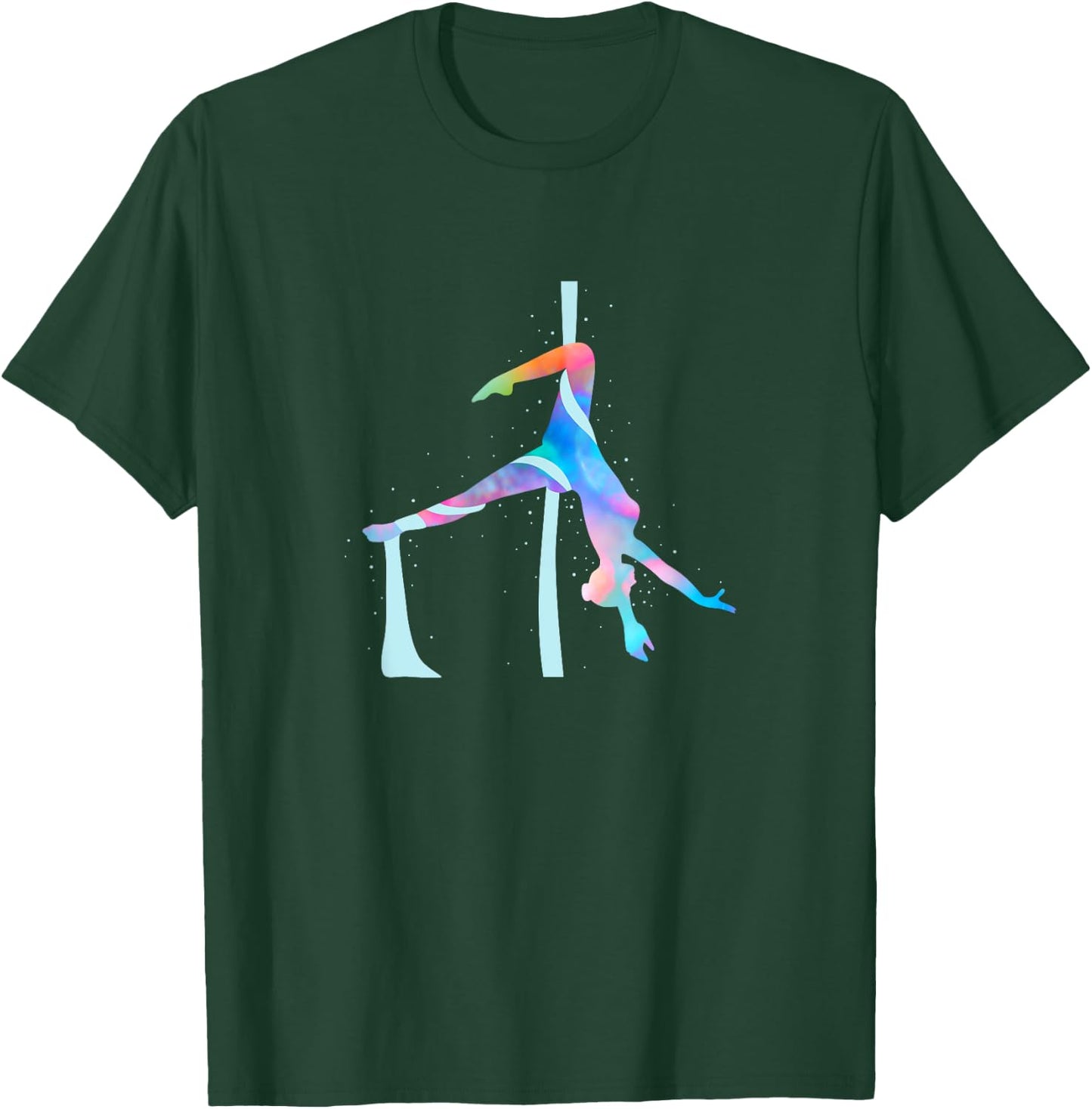 Aerial Silk Yoga T-Shirt - T-Shirt | Forest