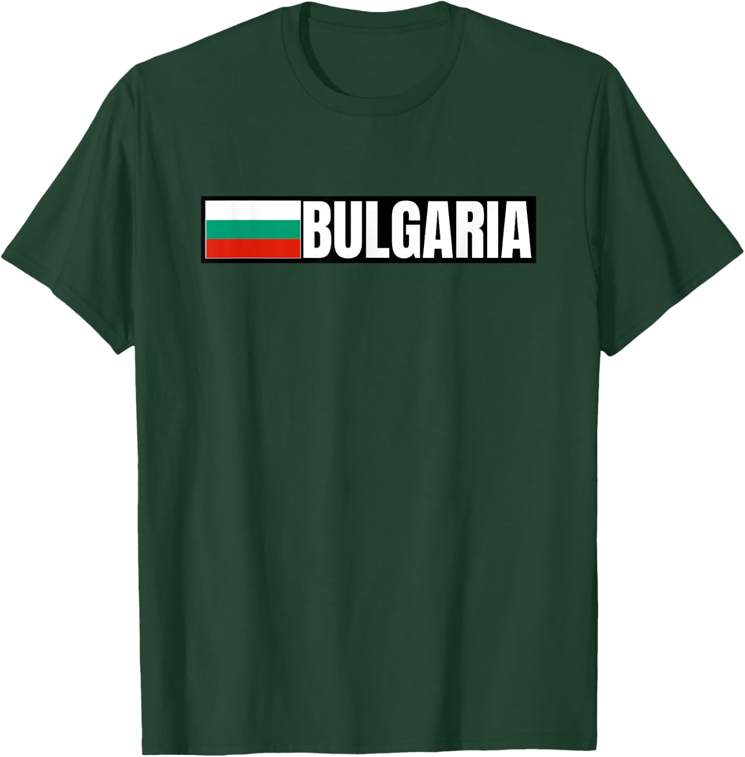 Bulgaria Flag T-Shirt - T-Shirt | Forest