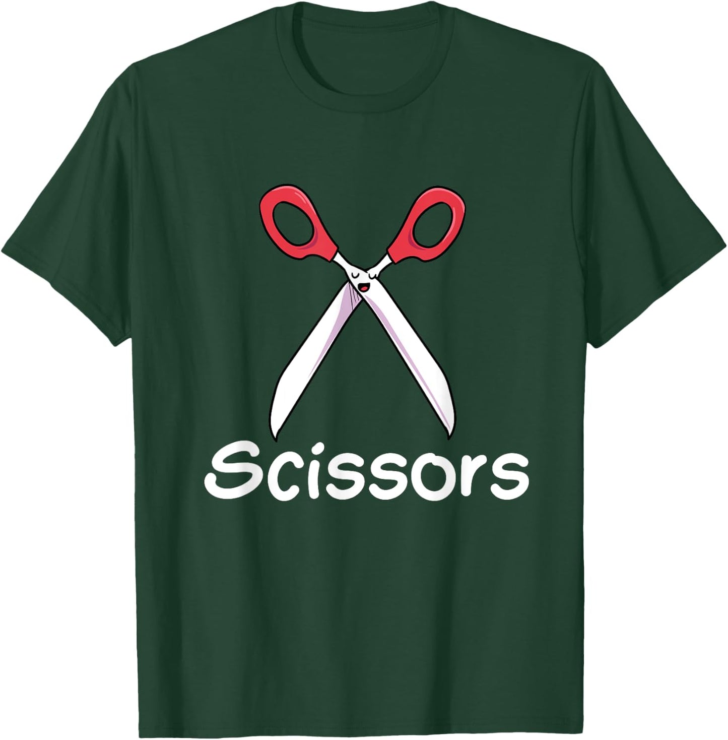 Funny Group Halloween Outfit - Rock Paper Scissors Costume T-Shirt - T-Shirt | Forest