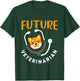Kids Future Veterinarian Gift Vet Costume Kit Men Women Kids Vet T-Shirt - T-Shirt | Forest