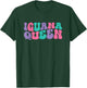 Iguana Queen Iguanas Retro Vintage Wavy Groovy T-Shirt - T-Shirt | Forest